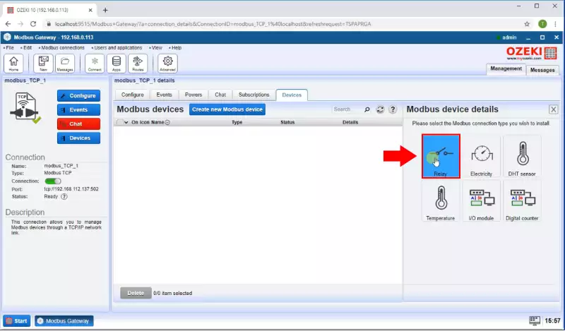 create relay device