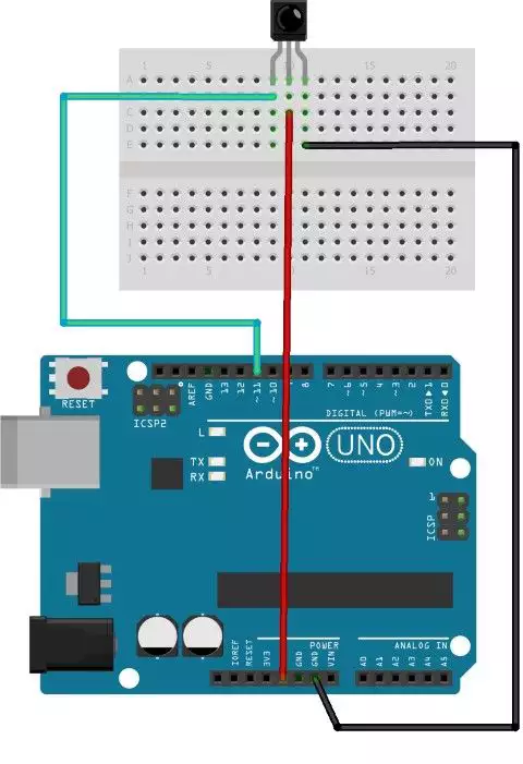 schematic drawing for infra sensor