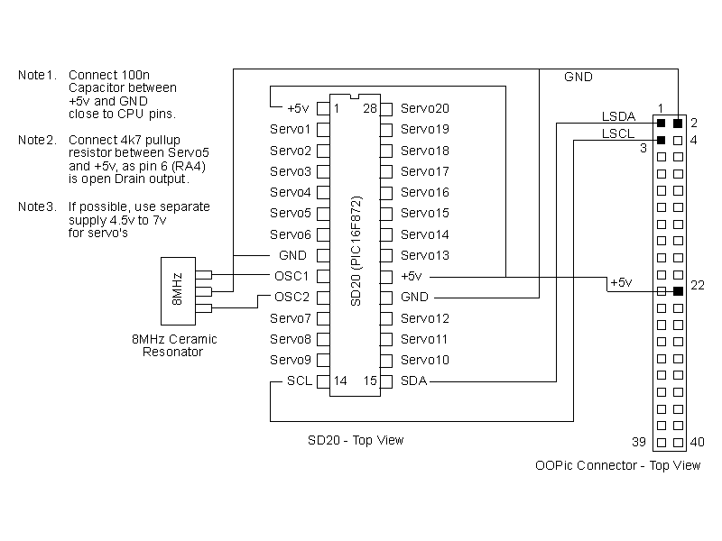 sd20 controller pinout