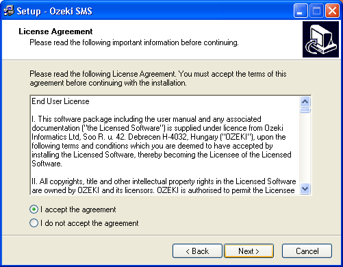 end user license agreement