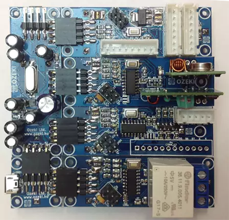 this how the assembled door controller matrix looks like