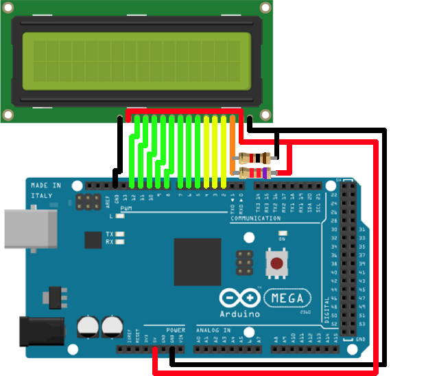 arduino with an lcd display