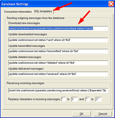 sql templates