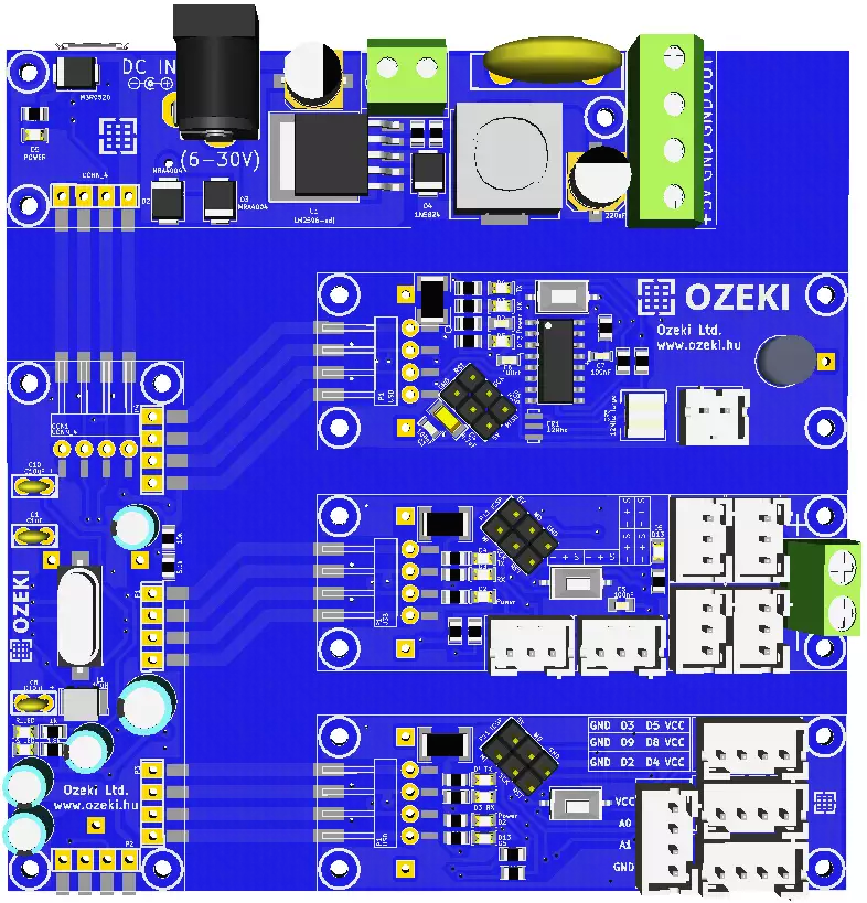 robot controller panel top view