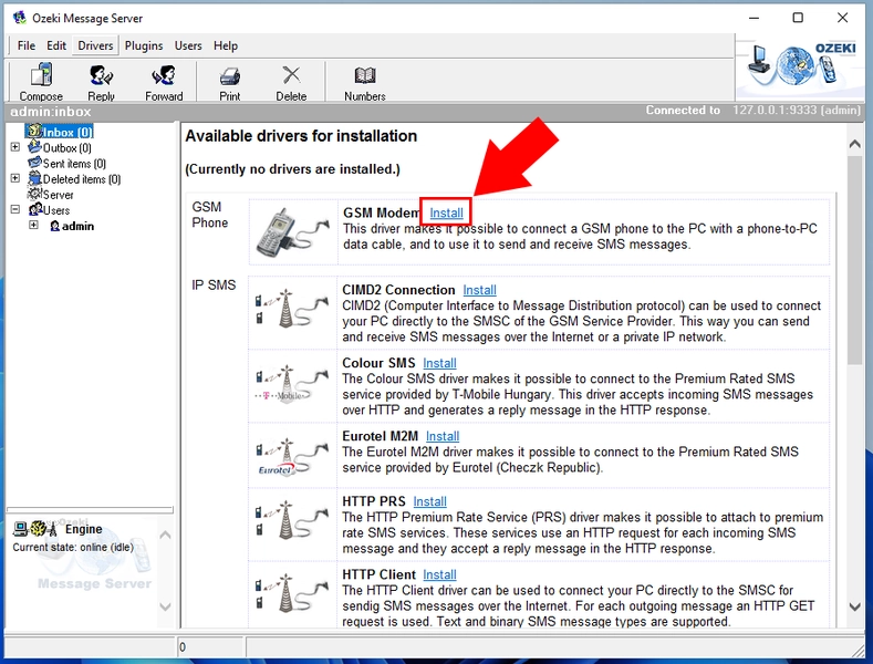 installation of gsm modem