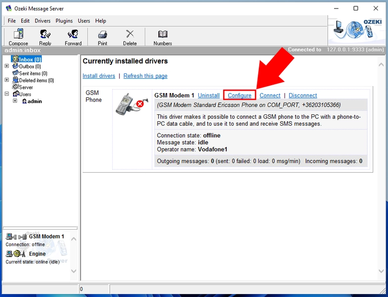 driver configuration