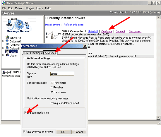 smpp configuration