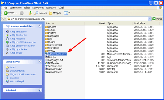 addressbooks root