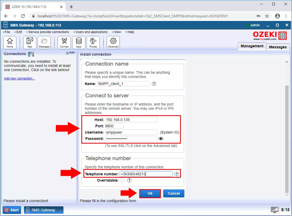 smpp client user data