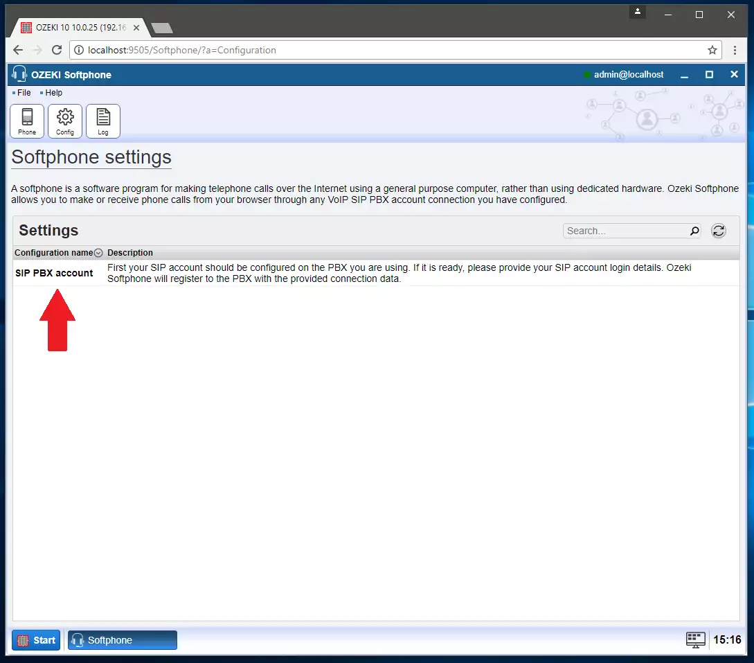 sip pbx account