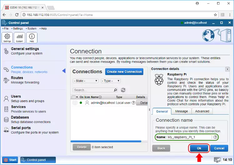 raspberry pi connection