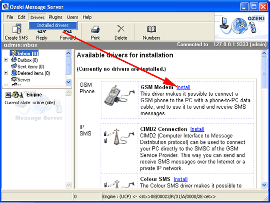 gsm modem installation